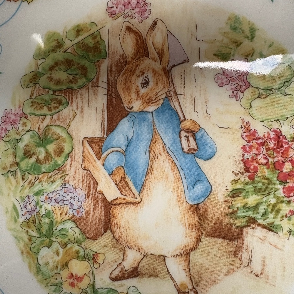 🩵Vintage Wedgwood Peter Rabbit Birthday Collector Plate NIB 1996 Made in England - Picture 8 of 12